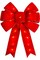 Red Christmas Bows with LED Lights Large Velvet Bow for Wreaths